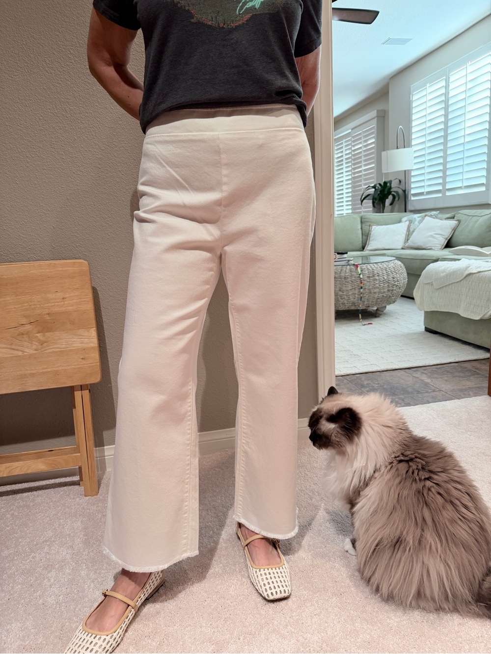 Wide-Leg Crop Jean